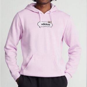 Adidas Optimoticons Graphic Fleece Hoodie Unisex / Size Large / PTP 28 inches